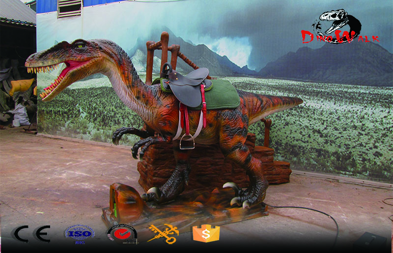 hot sale animatronic Dinosaur Rides velociraptor ride for amusement park