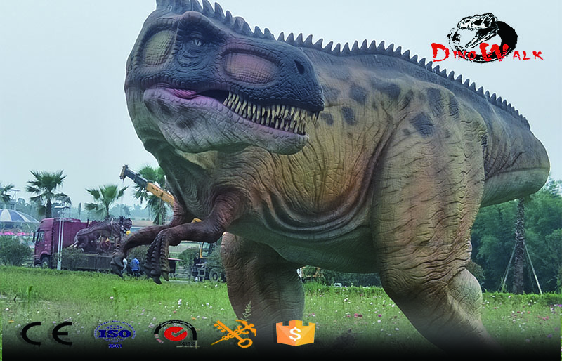 Project amusement park life size dinosaur model