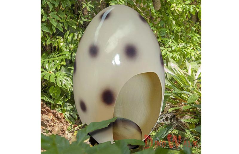 Light Fiberglass dinosaur's egg model display