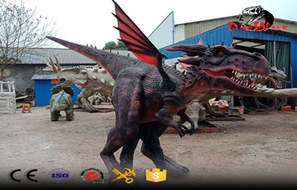 new design walking animatronic dinosaur costume