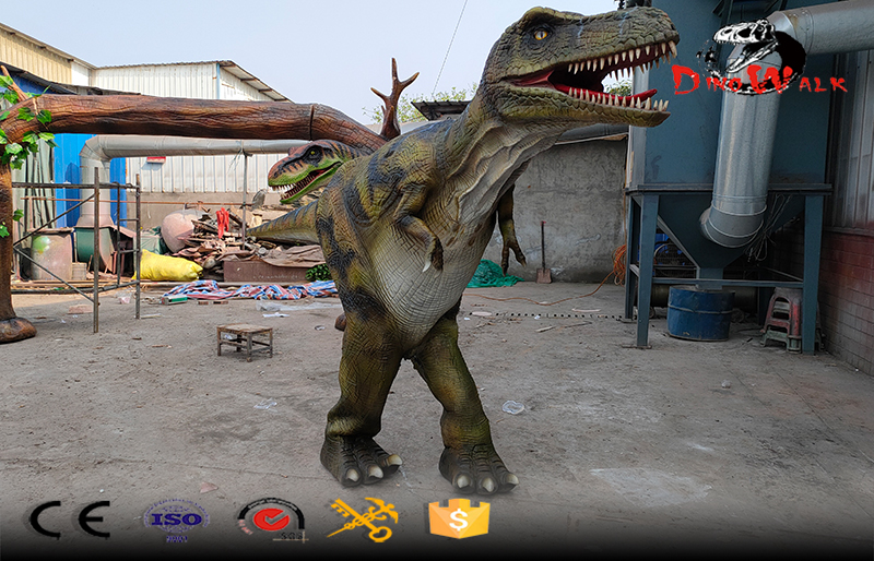 hidden legs dinosaur suit with factory price