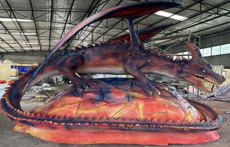 Animatronic Fire Dragon Model